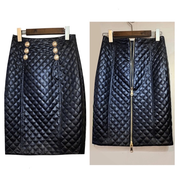 🎁 The Dayne Quilted Skirt & Jacket Set - Picture 8 of 8